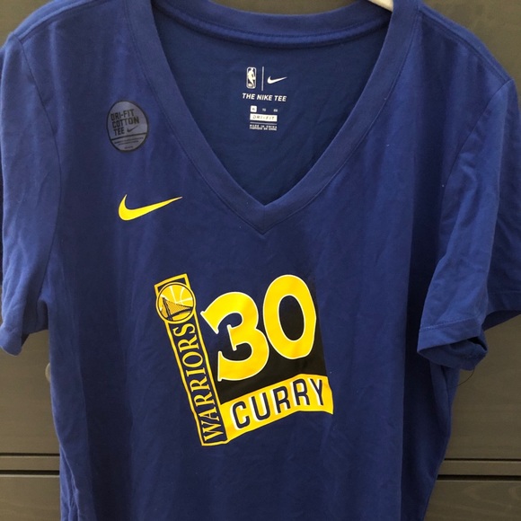 Nike Tops - Nike Warriors Steph Curry V Neck XL